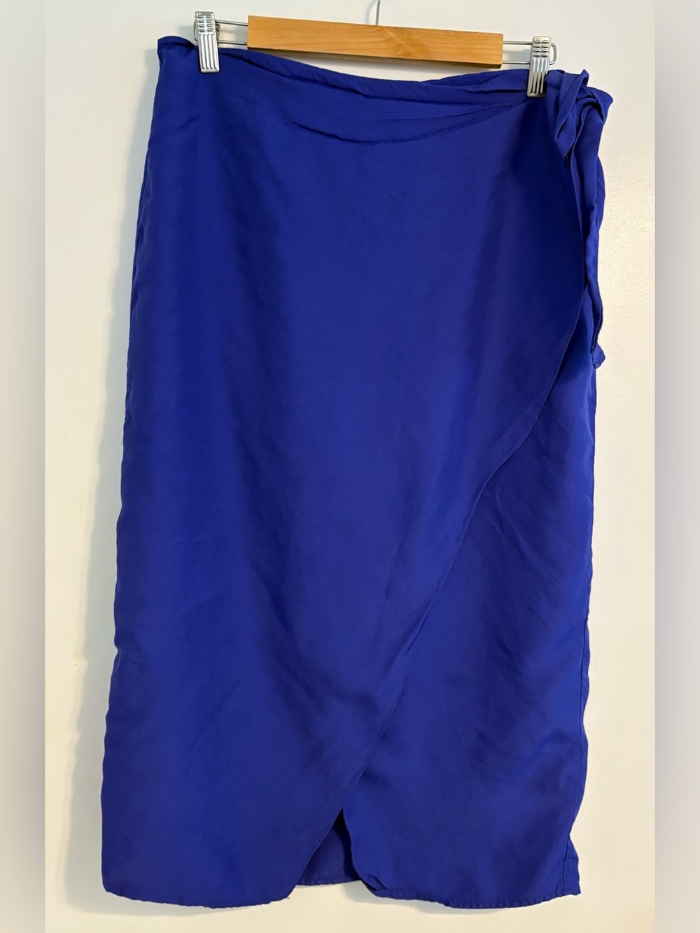Royal Blue Wrap Skirt